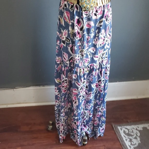 Expresso Floral Print Midi Skirt Size M - Picture 10 of 13